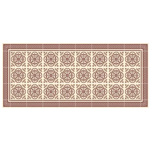 3S. x Home Tapis Vinyle Mosaïque bleuBoîte 50x112 Sale