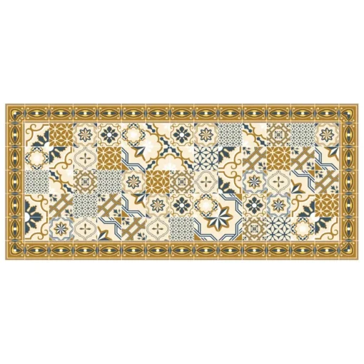 3S. x Home Tapis Vinyle Mosaïque gris Boîte 50x112 Sale