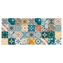 3S. x Home Tapis Vinyle Mosaïque gris Boîte 50x112 Sale