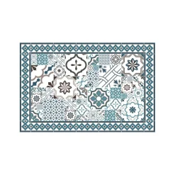 3S. x Home Tapis Vinyle Mosaïque ocre Boîte 50x75 Doré Discount
