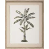 3S. x Home Toile Imprimé et Cadre et Foile Arbre bananier 40 x 50 Discount