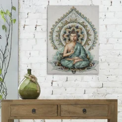 3S. x Home Toile Imprimée Bouddha Discount