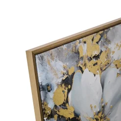 3S. x Home Toile imprimée encadrée Jiho bleu Sale