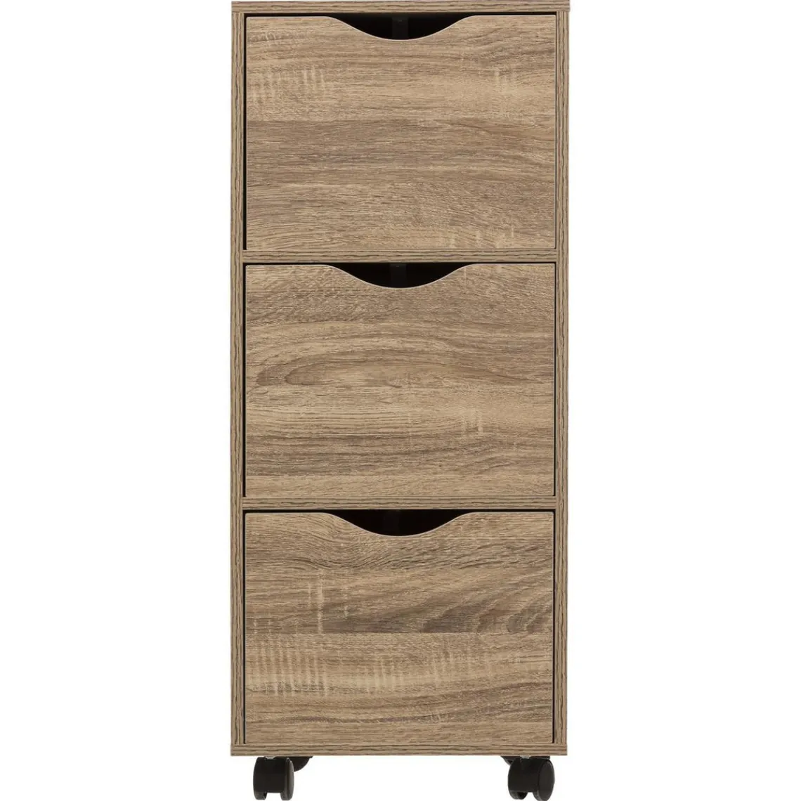 3S. x Home Tour 3 Tiroirs Roulettes Naturel Unique