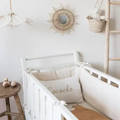 Cocoeko Tour de lit en gaze de coton ECRU Outlet