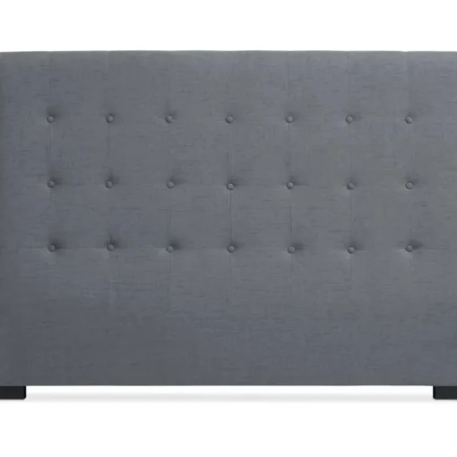 3S. x Home Tête De Lit 160 cm Tissu GLAM Gris Best
