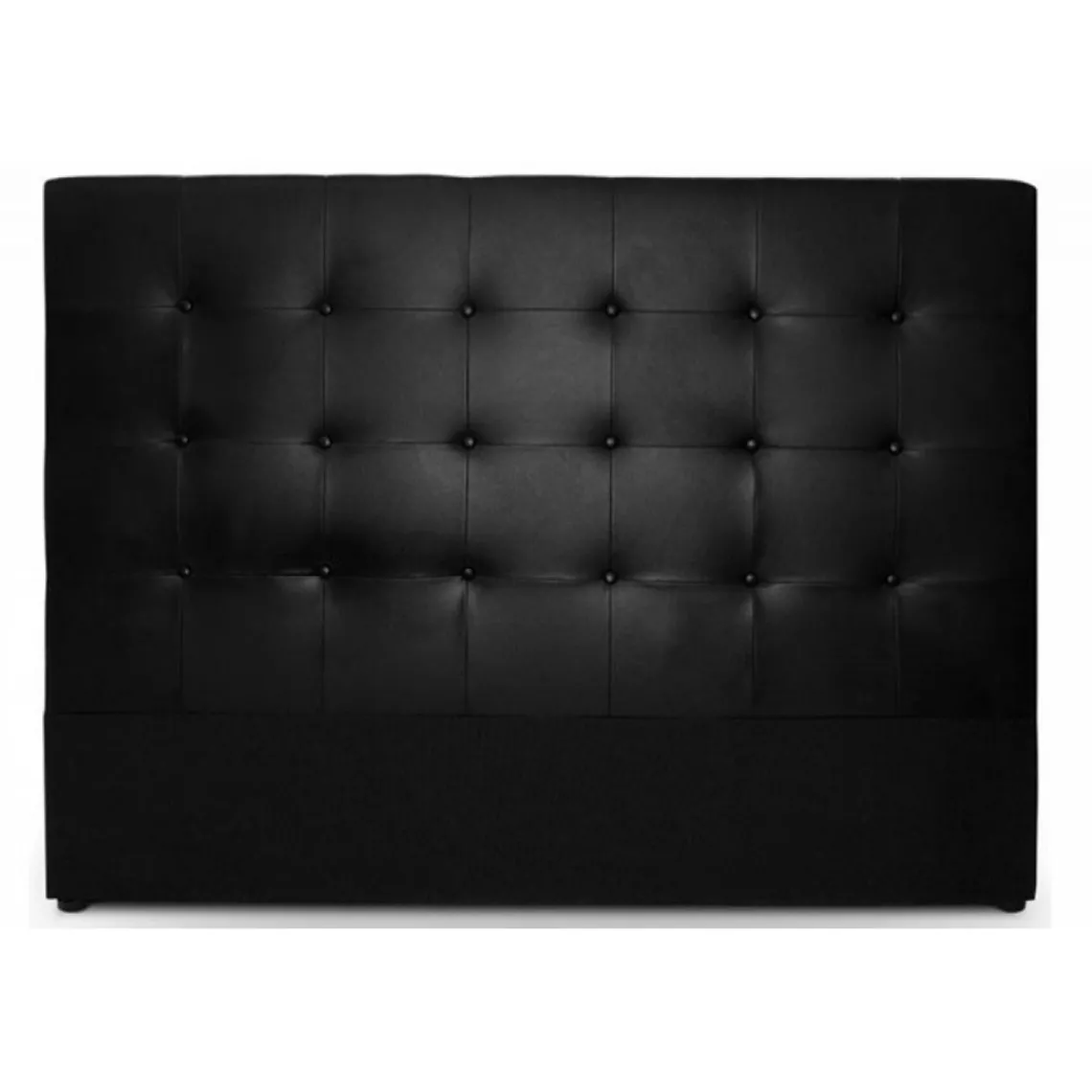 3S. x Home Tête de Lit Capitonnée 160 Cm Cocoon Noir Discount