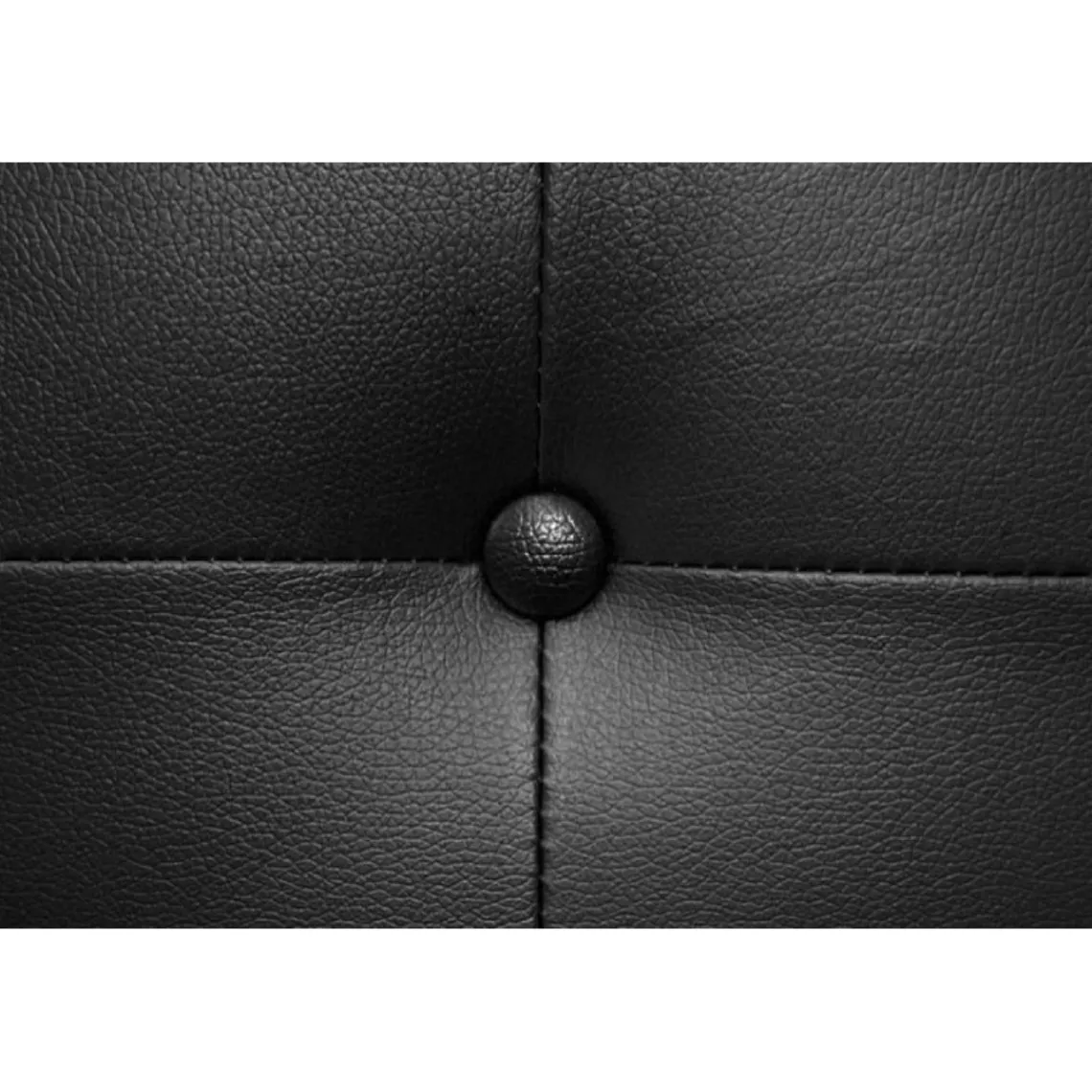 3S. x Home Tête de Lit Capitonnée 160 Cm Cocoon Noir Discount