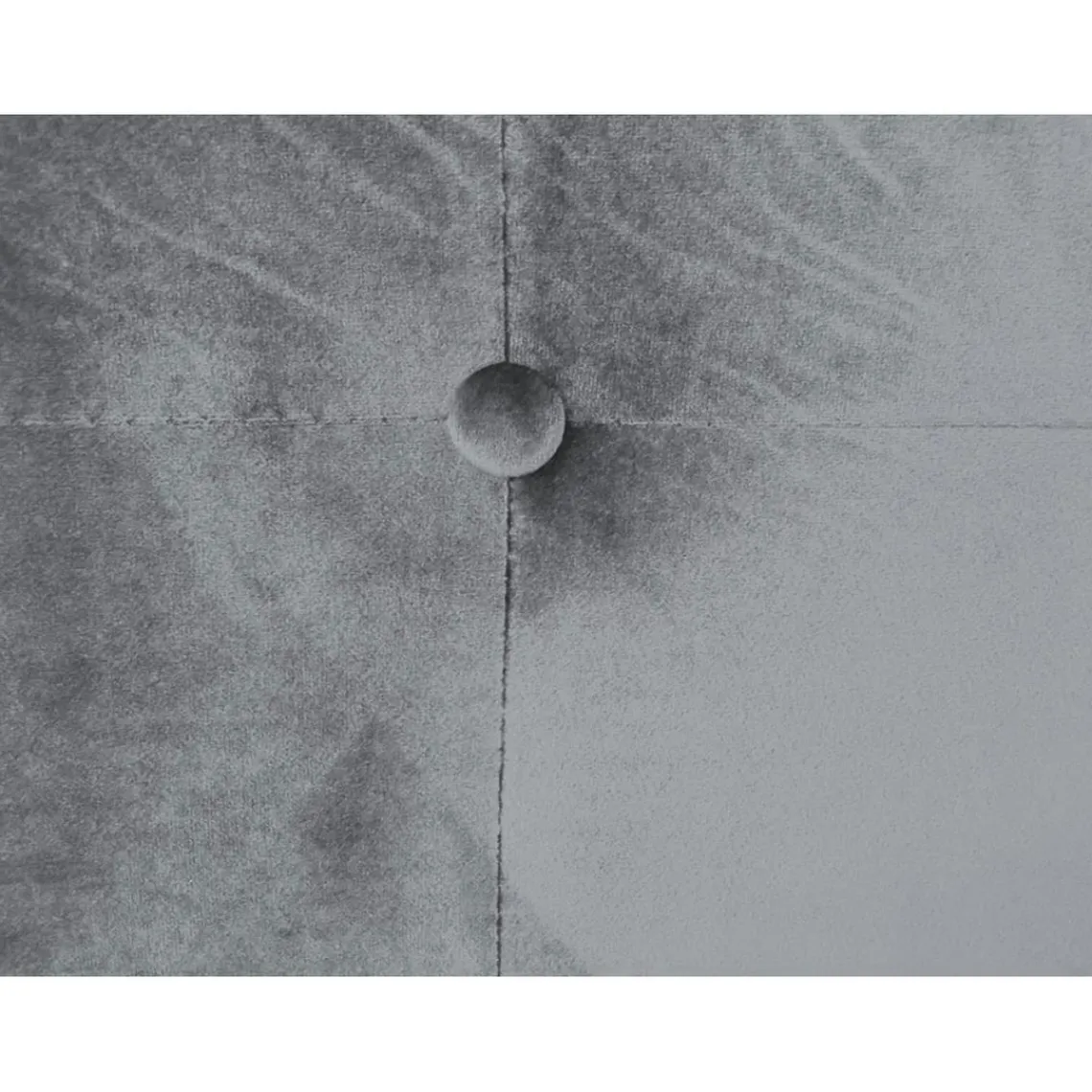 3S. x Home Tête de lit capitonnée 160 cm Velours Argent PACA Sale