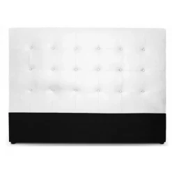 3S. x Home Tête de Lit Capitonnée 160Cm Cocoon Blanc