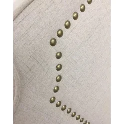 3S. x Home Tête de lit 160cm Tissu Beige ORCHIDEE New