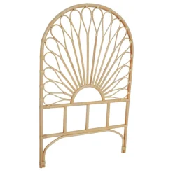 3S. x Home Tête de lit en rotin design intemporel des finitions soignées Discount