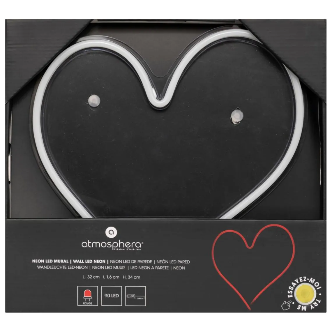 3S. x Home Tube néon mural led Discount