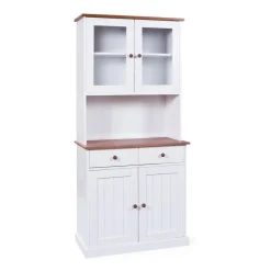 3S. x Home Vaisselier 4 portes en Pin massif Sale