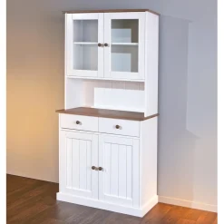 3S. x Home Vaisselier 4 portes en Pin massif Sale