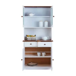 3S. x Home Vaisselier 4 portes en Pin massif Sale