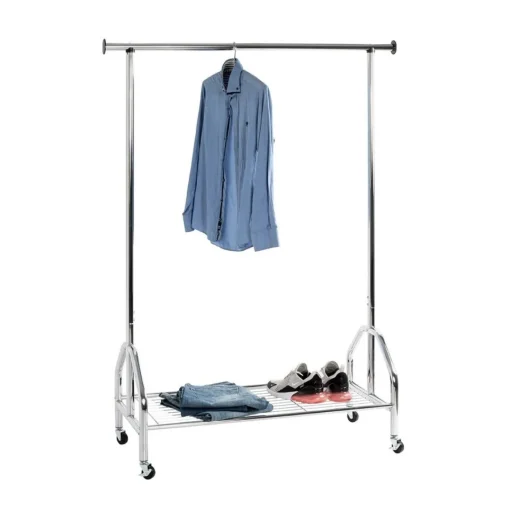 3S. x Home Valet de chambre acier chromé Discount