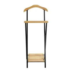 3S. x Home Valet de chambre bois et métal noir Sale