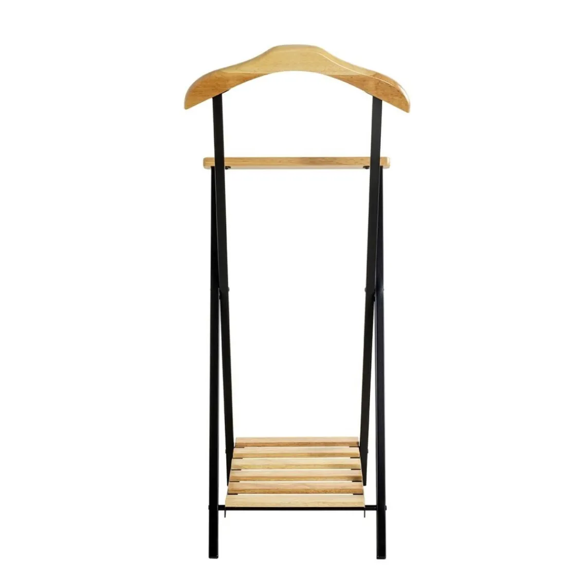 3S. x Home Valet de chambre bois et métal noir Sale