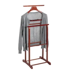 3S. x Home Valet de chambre cerisier en bois Discount