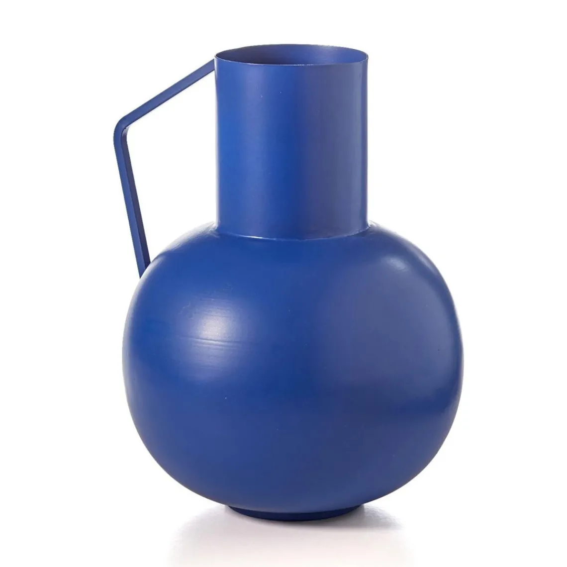 Becquet Vase contemporain en métal BELLEZZA bleue Outlet