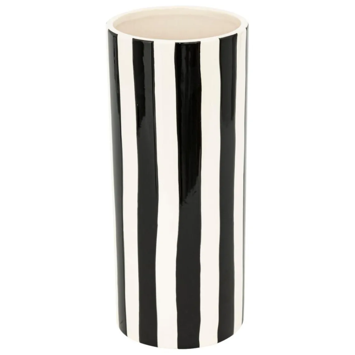 3S. x Home Vase céramique Edric Noir et Blanc Outlet