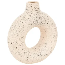 3S. x Home Vase céramique Florie Blanc et Noir