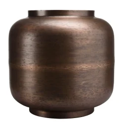 Macabane Vase largeur en Acier couleur Bronze cuivré JOHAN Clearance