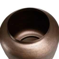 Macabane Vase largeur en Acier couleur Bronze cuivré JOHAN Clearance