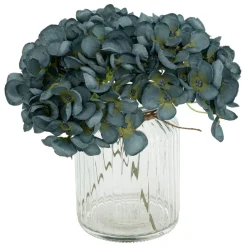 3S. x Home Vase verre bleu Outlet