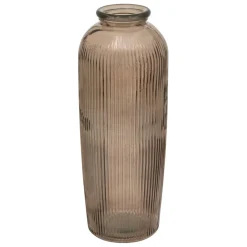 3S. x Home Vase verre recyclé marron New