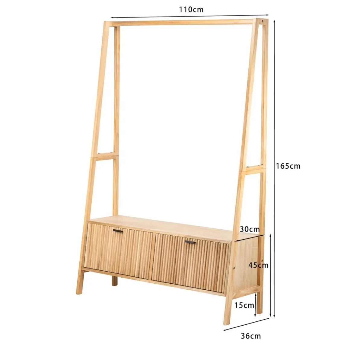 3S. x Home Vestiaire Entrée Bois Massif Porte Manteau Online