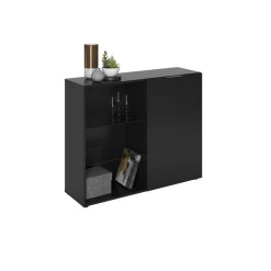 3S. x Home Vitrine 1 Porte 3 Compartiments DARK Sale