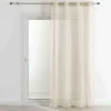 3S. x Home Voilage en Étamine Fantaisie 140x260 BELUGA - Écru Best
